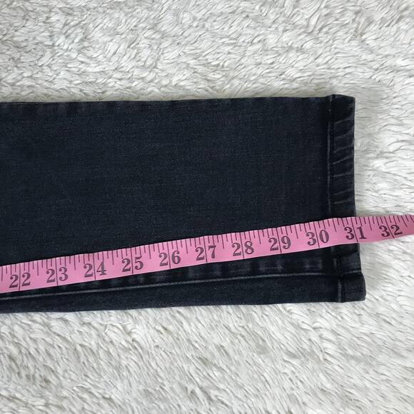 CAbi Slim Boyfriend Leg Distressed Black Jeans Style #3387 Women's 2 Capsule - Picture 10 of 10